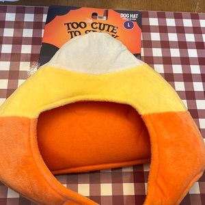 Posh Paws CANDY CORN Dog Hat Size L